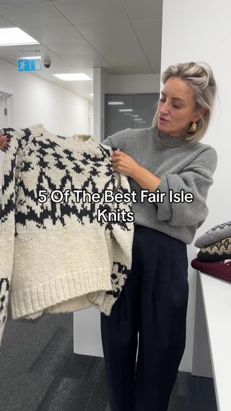 Emma has rounded up 6 of the best Fair Isle knits for this time of the year. Save for all your Christmas jumper inspo…