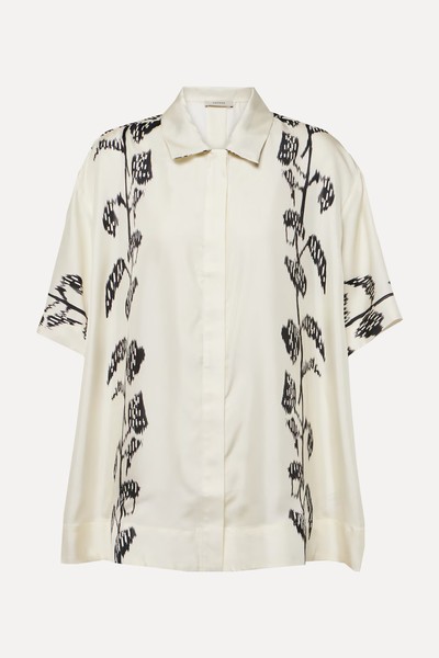 Montauk Silk Twill Bowling Shirt from Asceno