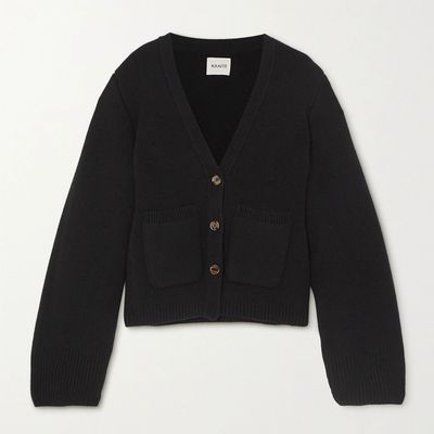 Scarlet Cashmere-Blend Cardigan from Khaite