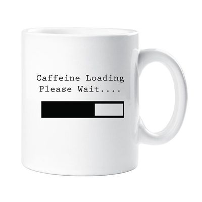 Caffeine Loading Novelty Gift Mug from The Wall Sticker Comp