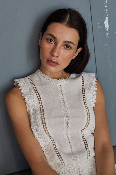 Crochet Romantic Blouse from Stradivarius