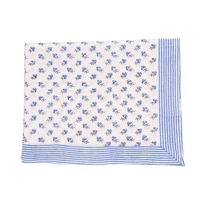 Blue Ditsy Tablecloth from Sarah K