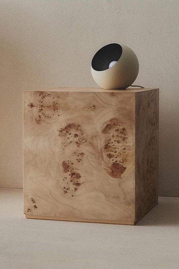 Root Wood Cube Table