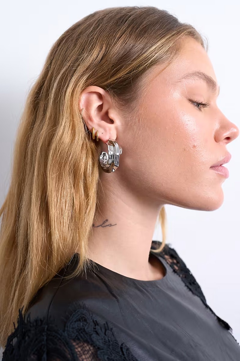 Emily Chunky Hoop Earrings