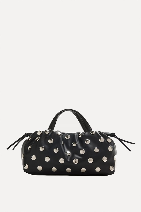  Faux Leather Slouchy Studded Cross Body Bag from Marks & Spencer