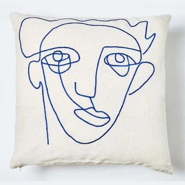 Spiral Face Cushion Cover from The Conran Shop