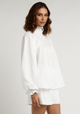 High Neck Sleeved Top from Dissh