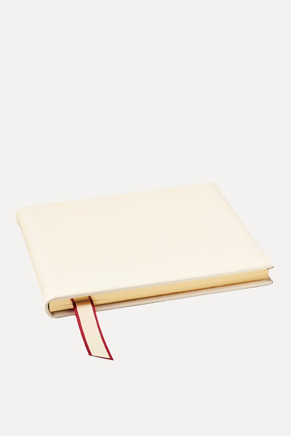 A4 Classic Leather Guest Book from Aspinal Of London