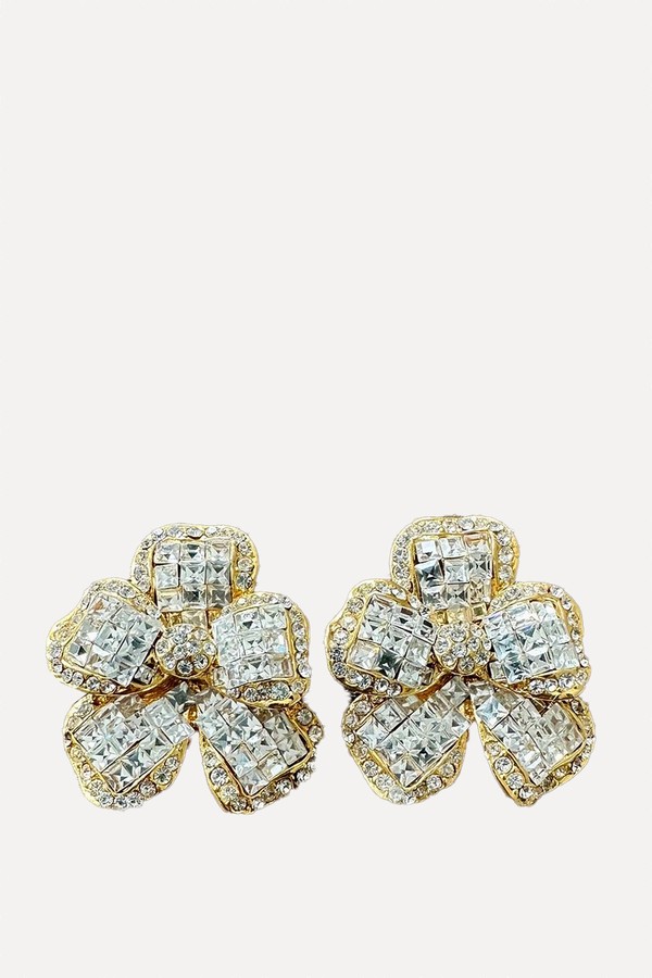 Oversized Violet Earrings from Alice Skewis