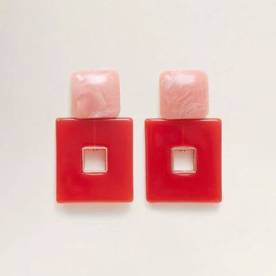 Geometric Earrings from Mango