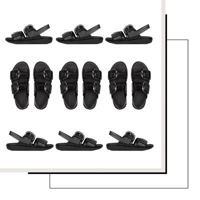 Croc-Print Leather Back-Strap Sandals | £48 (were £120)