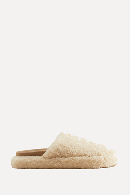 Fluffy Mule Clog Slippers from Zara Home 