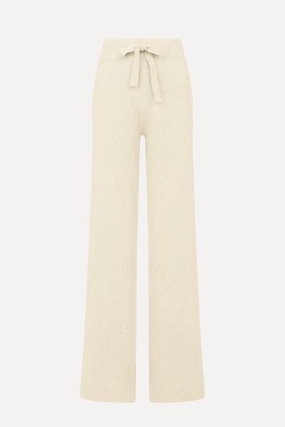 Como Cashmere Ribbed Trousers from My Cashmere