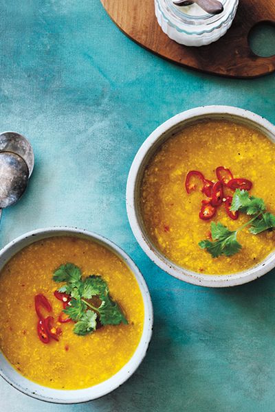 Thai Soup With Pumpkin & Cauliflower