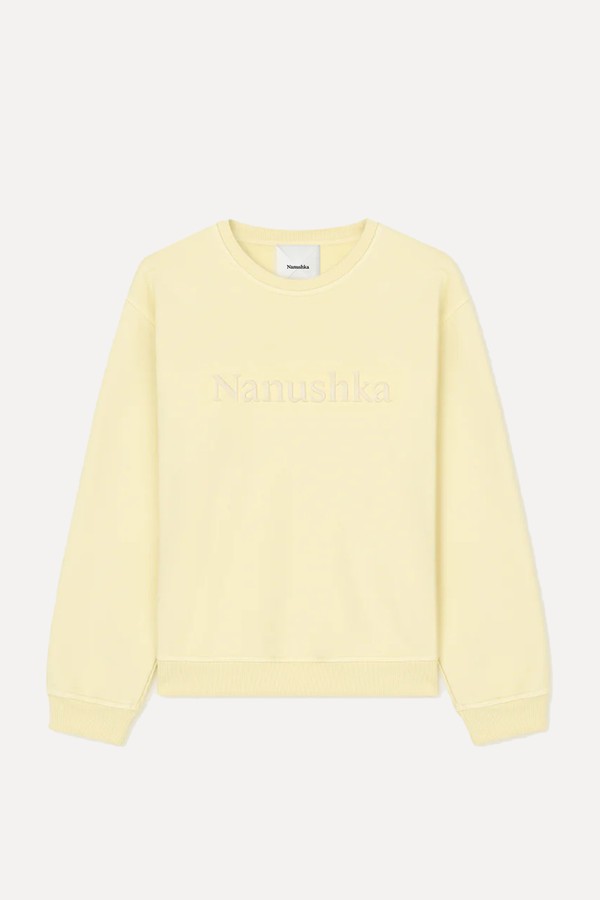 Remy Cotton-Fleece Sweatshirt from Nanushka