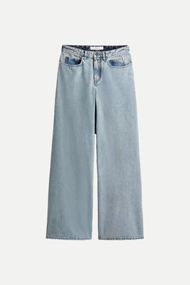 Two-Toned Baggy Jeans 