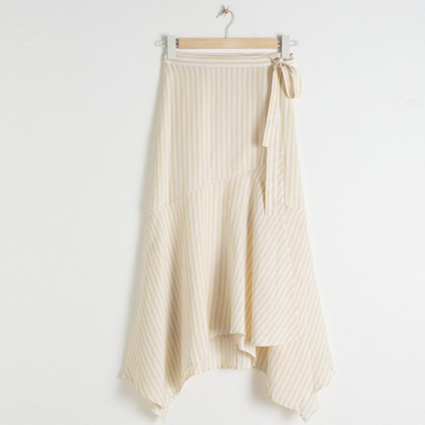 Striped Handkerchief Midi Skirt from & Other Stories