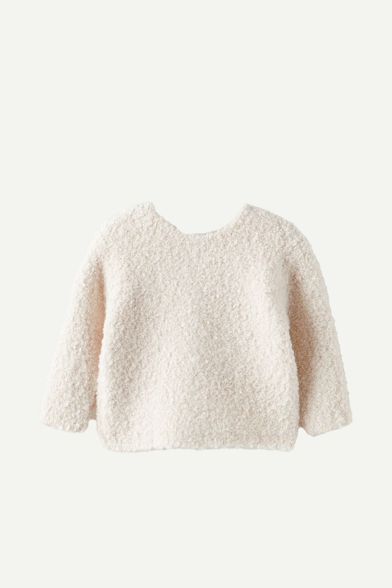 Bouclé Knit Sweater from Zara
