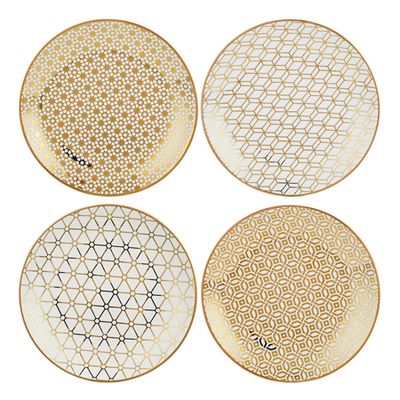 Gold Decorated Small Plates from John Lewis & Partners