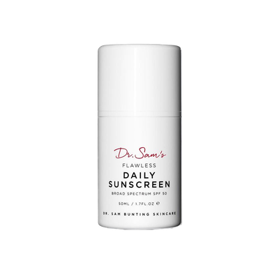 Flawless Daily Sunscreen SPF 50 from Dr Sam Bunting