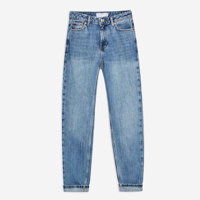 Mid Blue Mom Jeans from Topshop