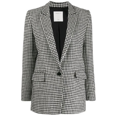 Houndstooth Pattern Blazer from Sandro