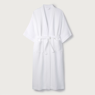 Long Lightweight Waffle Robe from The White Company
