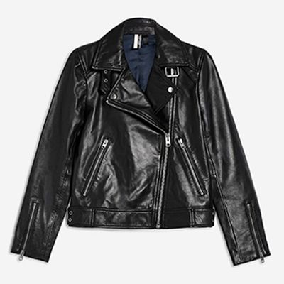 Faux Leather Biker Jacket from Topshop