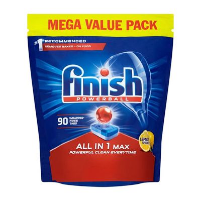 All in 1 Max Dishwasher Tablets Lemon from Finish