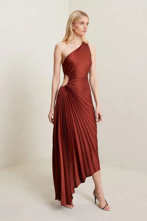 Delfina Pleated Maxi Dress from A.L.C