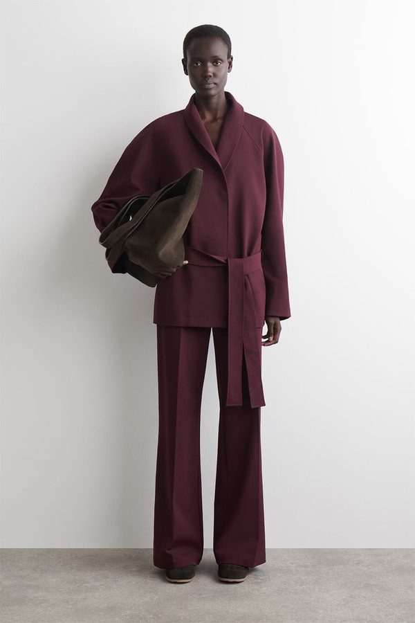 Wool-Blend Straight-Leg Trousers from COS