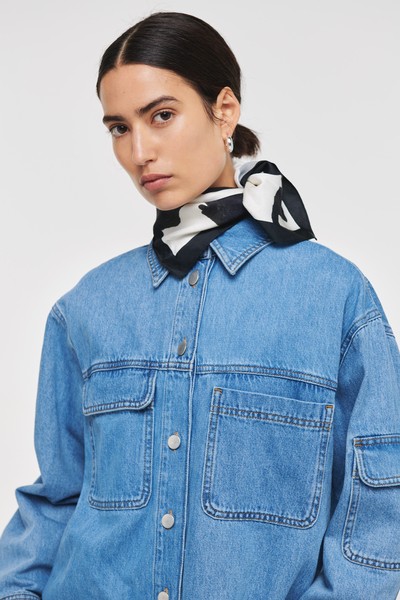 Kently Denim Pocket Shirt 