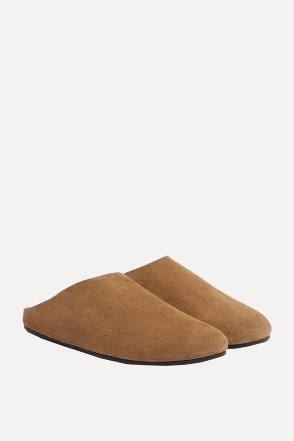 Hudson Suede Mules from The Row 