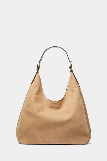 Nolita Large Nubuck Hobo Shoulder Bag