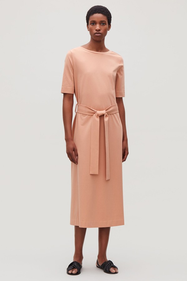 Long A-Line Jersey Dress