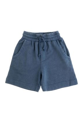 Organic Cotton Fleece Shorts Blue from Tocoto Vintage