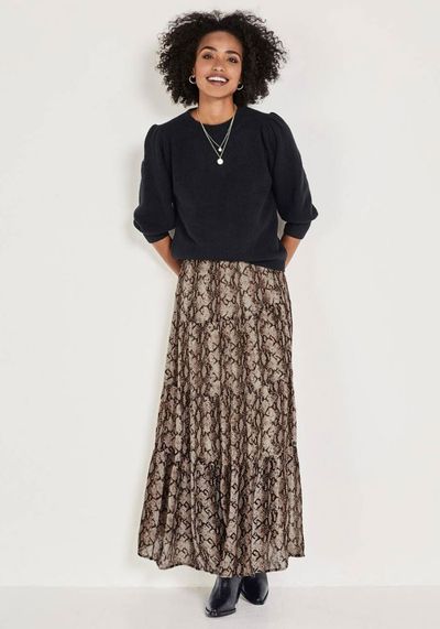 Lyra Tiered Maxi Skirt