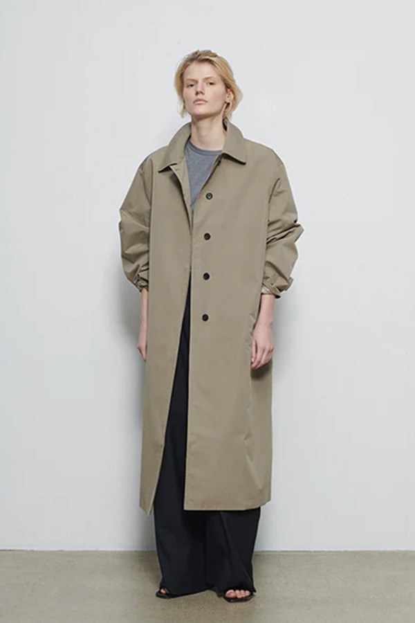 Cotton Silk Trench