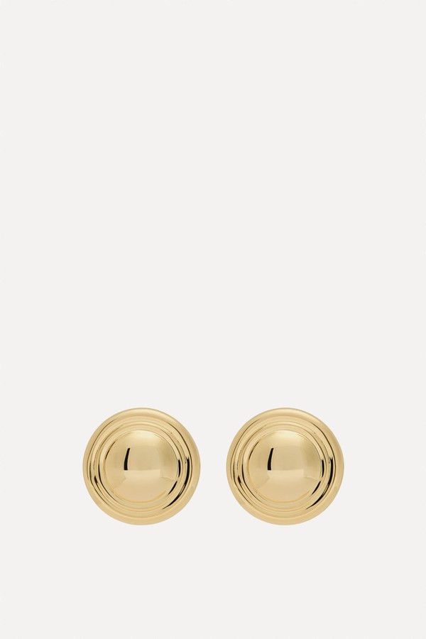 The Eloise 18kt Gold-Plated Stud Earrings from Lie Studio