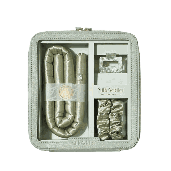 100% Mulberry Silk Heatless Curler Set  from Silk Addict 