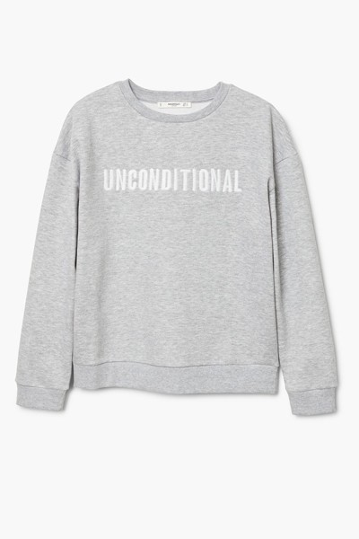 Embroidered Cotton Sweatshirt from Mango