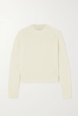 Cropped Cable-Knit Alpaca-Blend Sweater from Dries Van Noten
