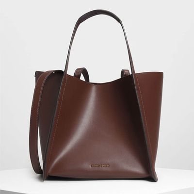 Tailored Oversized Tote Bag from Charles & Keith
