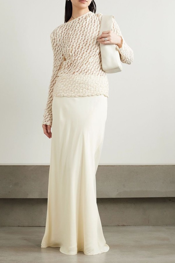 Satin Maxi Skirt