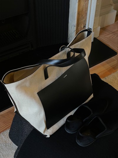 Canvas Tote Bag, £810 | Jil Sander