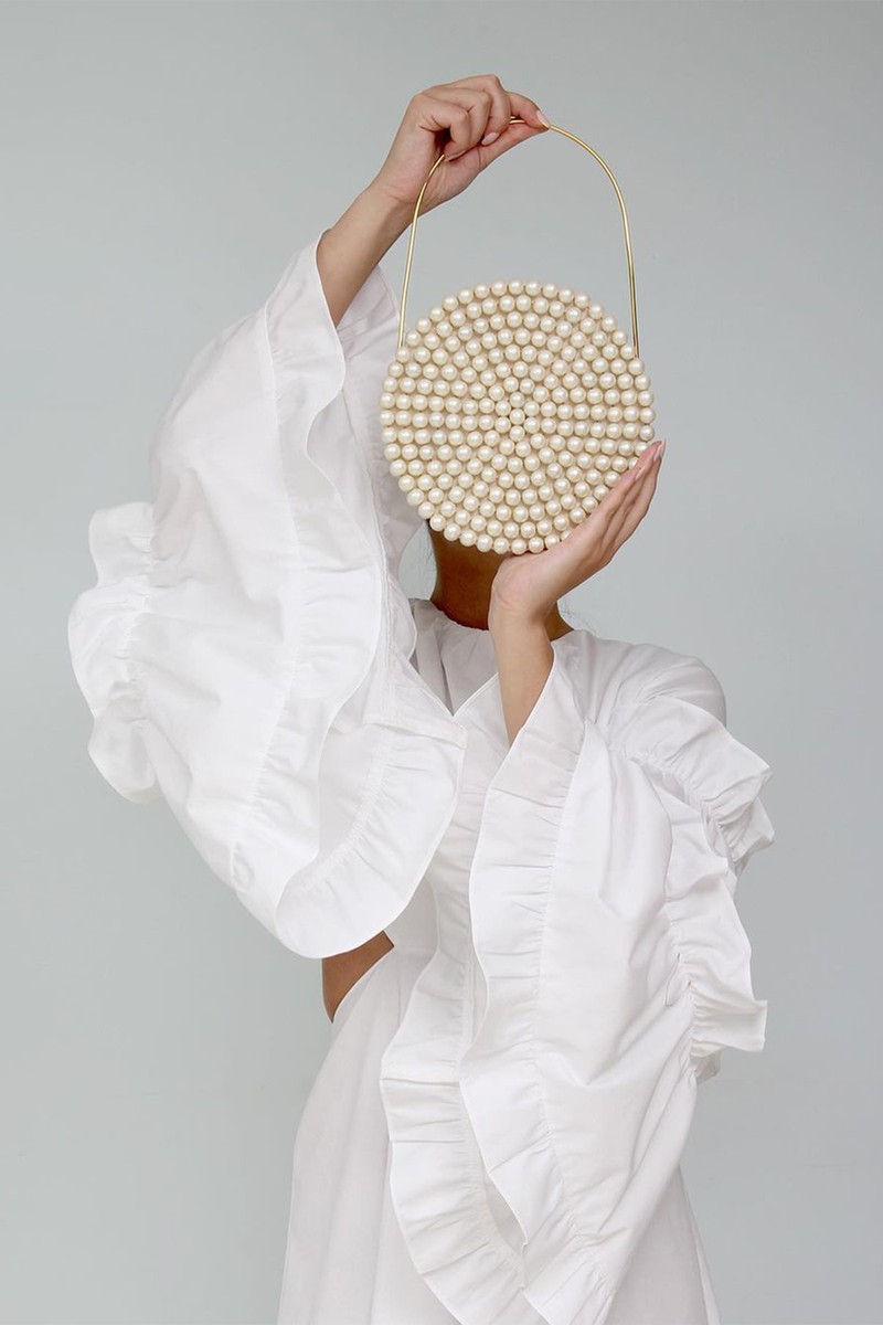 Lumiere De Soleil Pearl Bag from Vanina