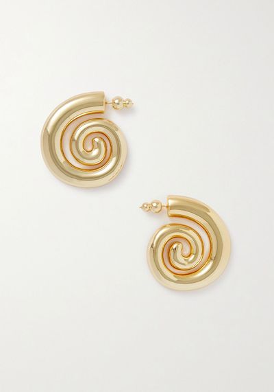 Ira Gold-Tone Earrings from Cult Gaia