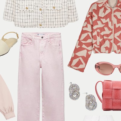 How To Wear Pink Denim