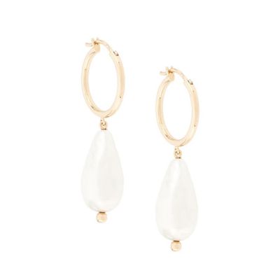 Pearl Hoop Earrings from Simone Rocha