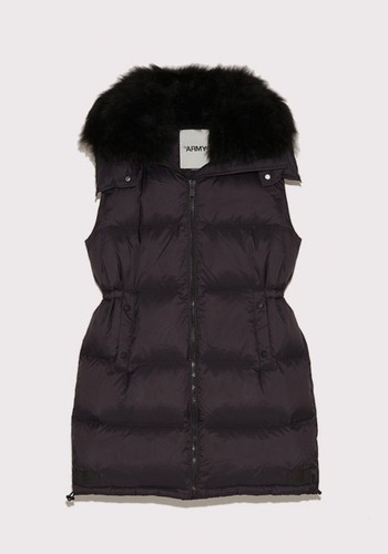 Long Sleeveless Down Jacket from Yves Soloman